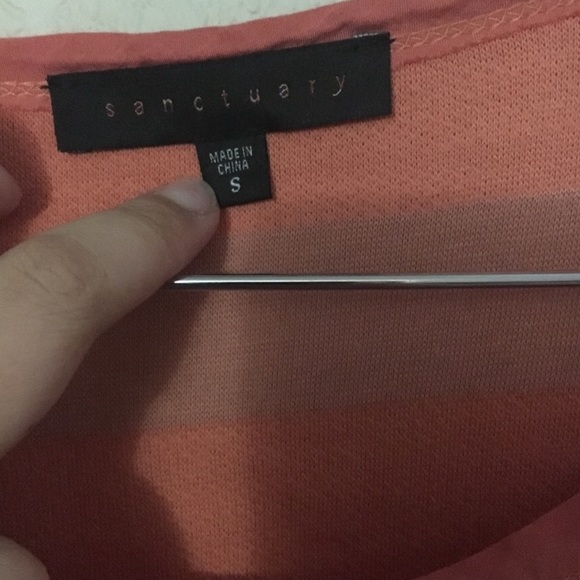 • anthro sanctuary soft striped top • - Picture 7 of 7